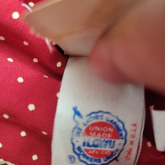 Vintage Country Swing Dress By Toni Todd • Polka-dots • Tagged Size 16 - Picture 6 of 6